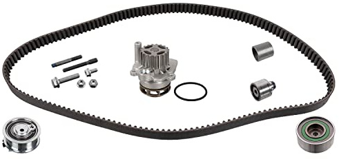 febi bilstein 45116 Zahnriemensatz mit Wasserpumpe, 1 Stück | Kompatibel mit: AUDI A1, A1 Sportback, A3, A3 Cabriolet, A3 Sportback, A4 Allroad B8, A4 B8, A4 B8 Avant, A5, A5 Cabriolet