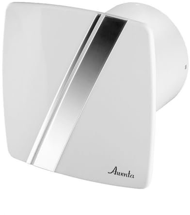 Awenta Badlüfter Wand-Ventilator Ø 100 Kugellager Silent Standard LINEA-Line System+ Weiß (weiß)