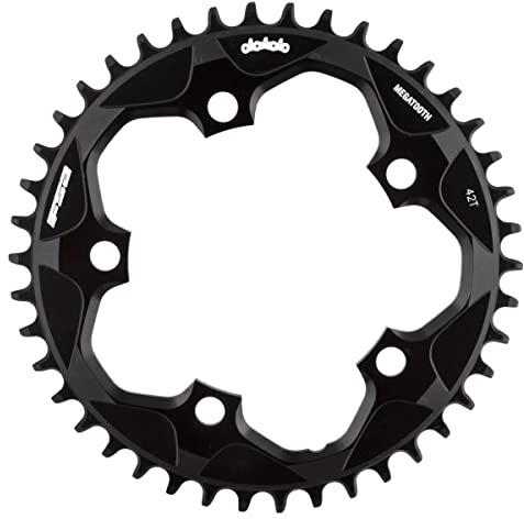 FSA Mega Tooth Kettenblatt Megatooth CX (1x11, 110Bcd, 42T, V14), schwarz, 110x42T