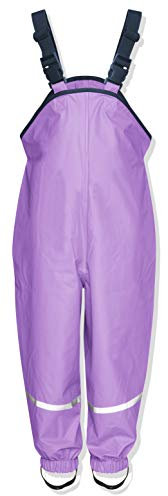 Playshoes Matschhose Regenlatzhose Ungefüttert Unisex Kinder Wind- und wasserdichte Regenhose Regenbekleidung, flieder, 140