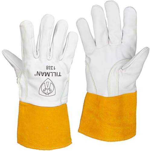 Tillman unisex adult Tig Welding Gloves R3SC34122981, White, X-Large Pack of 1 US