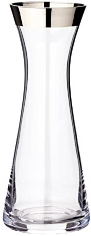EDZARD Jarra Hendrik de cristal de platino, 0,8 litros, altura 27 cm
