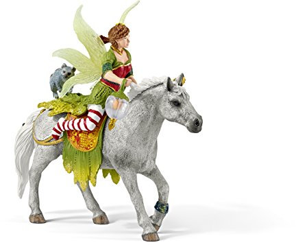 SCHLEICH 70517 - Marween in festlicher Kleidung, reitend