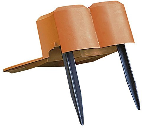 HAPPY GRASS Gartenpalisade, Abmessungen (mm) 3100x156x70, Terrakottafarbe