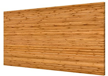 Magnettafel Bambus Memoboard Design Quer Metall Magnet Pinnwand Motiv Wand Stahl Küche Büro, Größe HxB: 37cm x 78cm