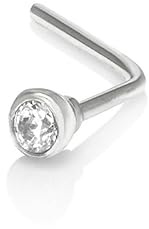 Mia Gioielli - Nasenpiercing Diamant Gold 750 (18 karat) Nasenstecker cts 0.015 H/SI, F-04591-0B00