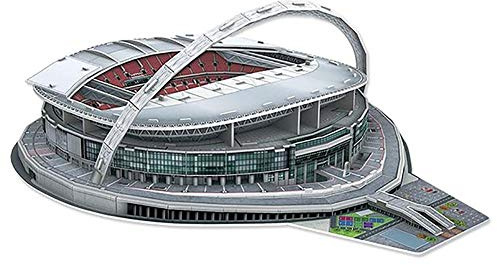 Paul Lamond National Soccer Club Games 3845 Wembley 3D Stadium, Red, Grey