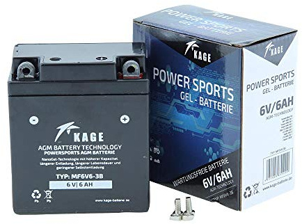 Batterie GEL KAGE Typ 6N6-3B-1