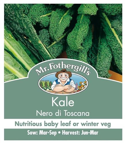 Mr Fothergill's 14928 Vegetable Seeds, Kale Nero Di Toscana