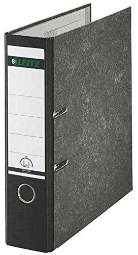 Leitz 310305095 Qualitäts-Ordner 180A mit Schlitzen A4 Breit, 6 Stück