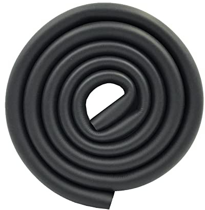 M2cbridge U Shape Extra Thick Furniture Table Edge Protectors Foam 6.5 Ft (Black)