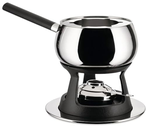 Alessi Mami - Juego de Fondue, Color Plateado