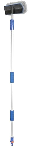 Lampa 38001 Truck-Wash, Set idrospazzola con Manico telescopico, innesto a Vite, Lunghezza 140-240 cm
