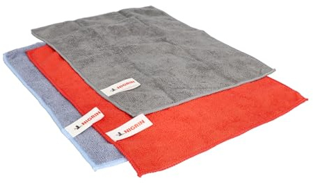 NIGRIN 71114L Microfaser Tücher, 3-er Rolle