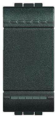 Pulsante 10A illuminabile1 moduloBTICINO Livinglight L4005AAntracite