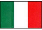 Wagner automaten drapeau national italien 150 x 90 cm