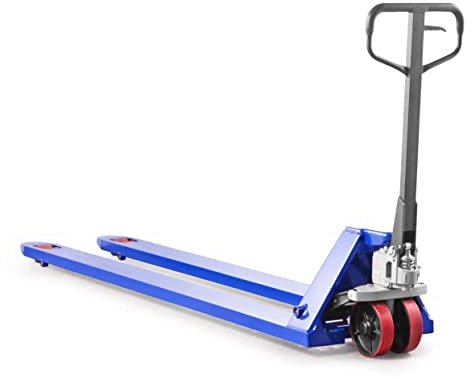 Pallit Transpallet manuale LONG-XL | portata 1500 kg | lunghezza delle forche 2400 mm | ruote in PU | Portapallet