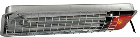 Kerbl SunnyBoy värmestrålare 150 watt (värmelampa för smågrisuppfödning, rostfritt stål, inklusive glödlampor) 2259