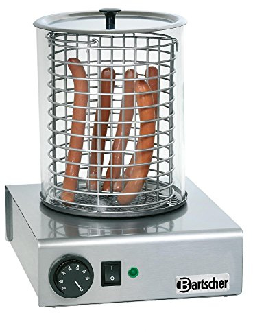 Bartscher Hot-Dog-Gerät Chromnickelstahl, eckig, 28x28x35,1cm Gastronomiebedarf