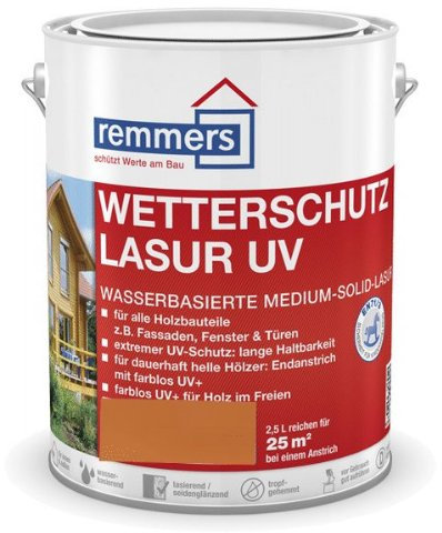 Remmers Wetterschutz-Lasur UV - teak 5L