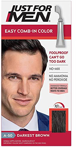 Just For Men Autostop Color #A-50 Darkest Brown (Pack of 2)
