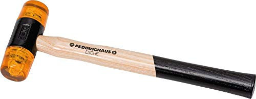 Peddinghaus Plastikhammer Größe 5 - Gelb, 40 mm mit Eschenstiel