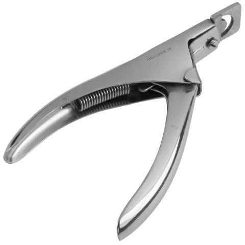 May Nagelzange für Kunstnägel mit Federtechnik Edelstahl | Robuste Zange aus rostfreiem Edelstahl. Ideal zum mühelosen Kürzen von Echt- und Kunstnägeln