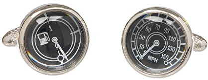 Onyx-Art Regler-Temp Messgerät Manschettenknöpfe Ck85