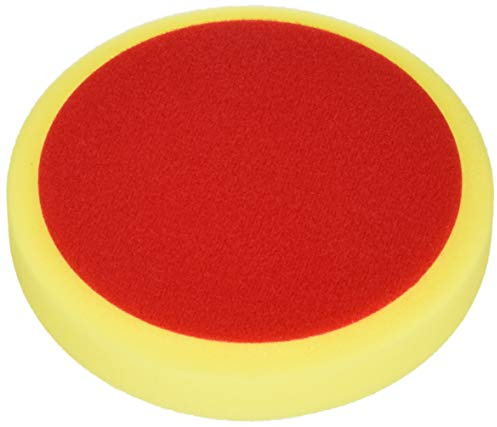 ALCLEAR 5516030M slipdyna, bil polersvamp, medium, diameter: 160 x 30 mm, gul, 2-pack, polerdyna polerad dyna svamp polerskum f. Poleringsmaskin