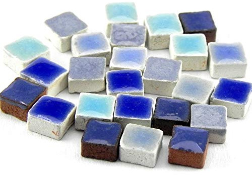 ALEA Mosaic Mini Mosaïque (5x5x3mm), 1000 tesselles, Mix Bleu, MXBL