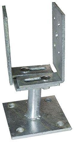 Connex Pfostenträger verstellbar 65-150 mm, feuerverzinkt, HV4269, 65 - 150 mm