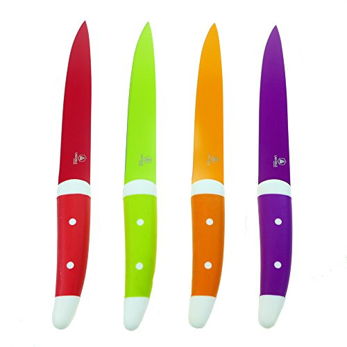 LAGUIOLE Fleischmesser Schinkenmesser rostfrei Silikongriff 33 cm (grün)