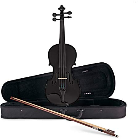 Student Full Size Violin by Gear4music, Black