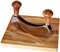 Brandani 54013, tagliere in acacia con mezzaluna in acciaio inox
