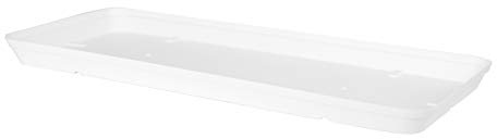 CAPRI RECTANGULAR SAUCER XL 80CM WHITE