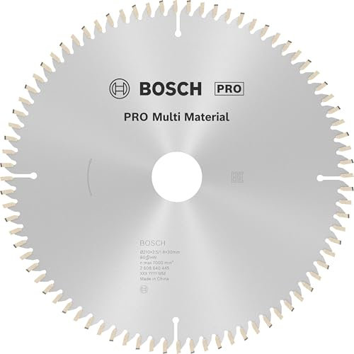 Bosch Accessories Bosch Professional 1x Kreissägeblatt Multi Material (für Multimaterial, Sägeblatt Ø 210 x 2,4 x 30 mm, 54 Zähne, Zubehör Kreissäge)