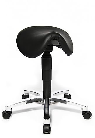 Topstar Rollhocker Bonanza Leder schwarz