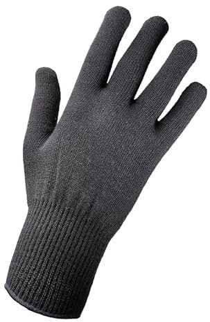 EDZ Merino Wool Thermal Liner Gloves - Black, S