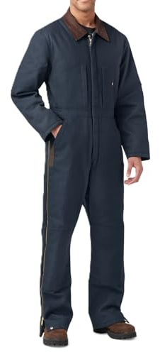Dickies Men's Premium Insulated Duck Coverall, Dark Navy, XL-Tall