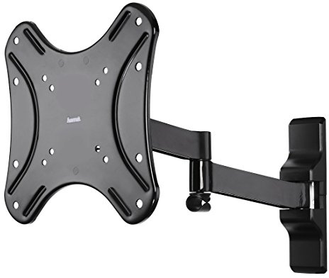 Hama TV-Wandhalterung Fullmotion (2 Arme), neigbar, schwenkbar (vollbeweglich), für 48-122 cm Diagonale (19-48 Zoll), für max. 25 kg, VESA bis 200 x 200, schwarz