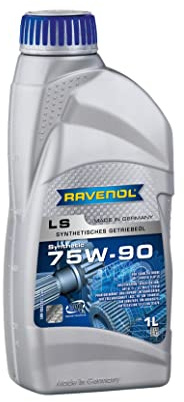 RAVENOL växellådsolja LS SAE 75W-90 API GL-5/för utjämningsutrustning med begränsad glidning (slipad slip), 1 liter
