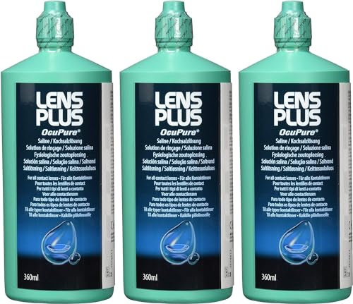 Amo Kontaktlinsen-Lösung Lens Plus OcuPure, 360 ml, 3 Stück