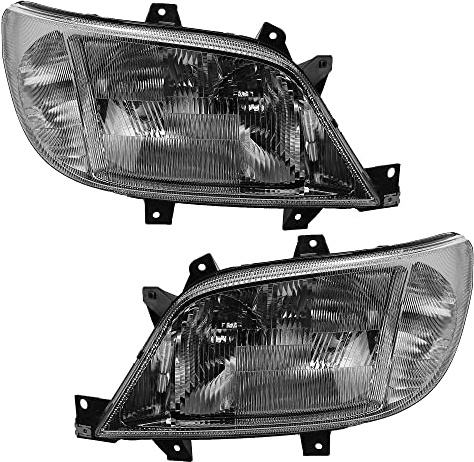 BESTPRICE 2x Hauptscheinwerfer vorne links + rechts Frontscheinwerfer, Kompatibel mit MERCEDES-BENZ SPRINTER 2-t (B901, B902), SPRINTER 3-t (B903), SPRINTER 4-t Bus (B904)
