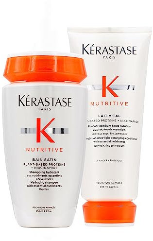 Kerastase Nutritive Bain Satin 250ml Lait Vital 200ml