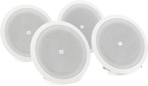 JBL 8128 Altavoz 25 W Blanco - Altavoces (Full Range, Alámbrico, 25 W, 50-16000 Hz, 8 Ω, Blanco)