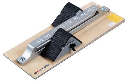 Sport-Thieme Startblock Halle | Grundplatte ca. 62x24 cm | Leichtes Verstellen | Rutschhemmende Unterseite | Abgeschrägte Halteplatte | Für Training in der Halle