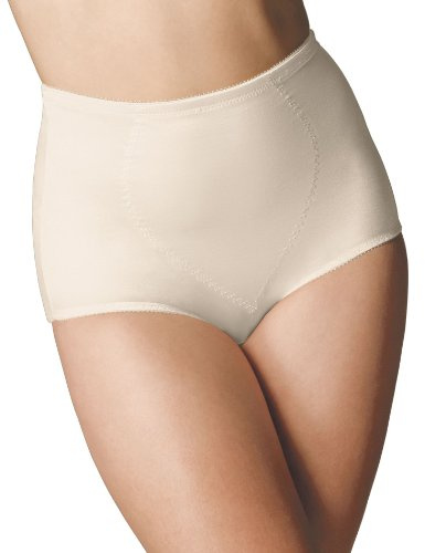 Bali womens Jacquard Mesh Tummy Panel Firm Control 2-pack Fajas Dfx710 shapewear briefs, Nude/Nude, 3X-Large US