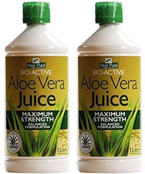 (2 Pack) - Aloe Pura - Aloe Vera Juice | 1000ml | 2 PACK BUNDLE
