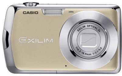Casio EXILIM EX-Z1 GD Digitalkamera (10 Megapixel, 3-Fach Opt. Zoom, 6,9 cm (2,7 Zoll) Display) Gold