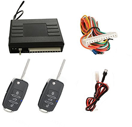 LLCTOOLS Keyless Open, Universal Funkfernbedienung für Original-Zentralverriegelung, mit 2 Klappschlüsseln